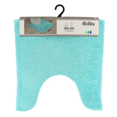 Load image into Gallery viewer, Wc mat aqua polyester 45 x 50 cm | 6 stuks
