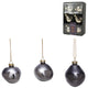Xmas by mooss xmas by moos kerstballen grijs 6 cm 6 stuks | 30 stuks