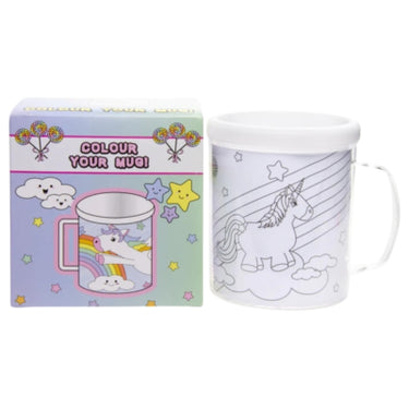 Duckiez kleur je eigen beker eenhoorn 10 cm | 36 stuks