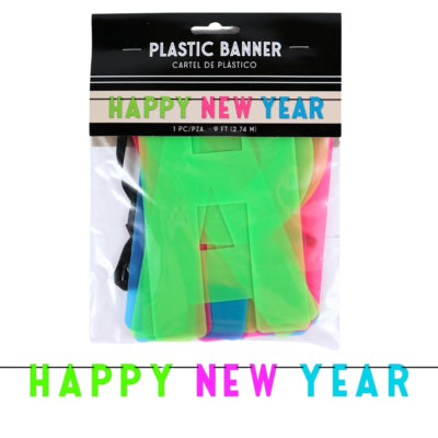 Load image into Gallery viewer, Amscan letterslinger happy new year neon 274 cm | 36 stuks
