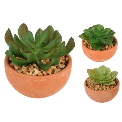 Afbeelding laden in galerijviewer, Kunstplant in pot 9 cm 3 assorti | 12 stuks
