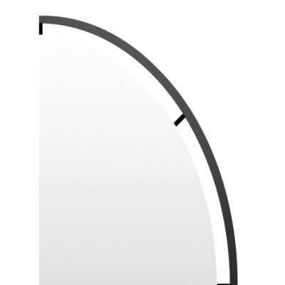Load image into Gallery viewer, Len-fra wandspiegel salem zwart 80 cm | 2 stuks
