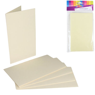 Load image into Gallery viewer, Menukaarten ivoor 17 cm 5 stuks | 24 stuks
