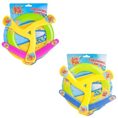 Load image into Gallery viewer, Sun fun flying frisbee set 30 cm assorti set van 3 | 12 stuks
