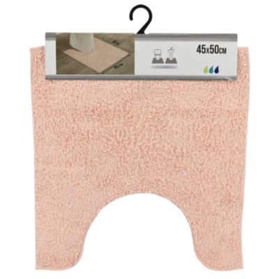 Load image into Gallery viewer, Wc mat roze polyester 45 x 50 cm | 6 stuks
