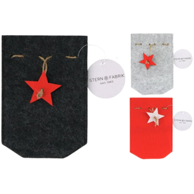 Afbeelding laden in galerijviewer, Stern fabrik geschenkverpakking kerst vilt 18 cm 3 assorti | 48 stuks
