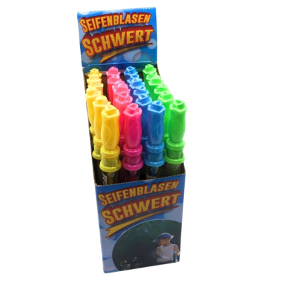 Bellenblaas zwaard 27 cm 4 assorti | 24 stuks