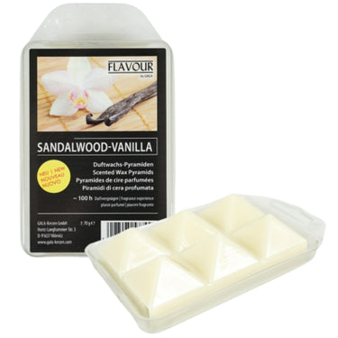 Gala waxmelts pyramide sandalwood vanille 6 stuks | 12 stuks