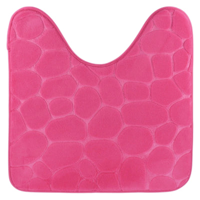 Wc mat fuchsia microfiber 50 x 50 cm | 16 stuks