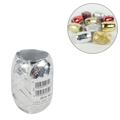 Load image into Gallery viewer, Sierlint metallic goudkleurig zilverkleurig rood 10 en 20 meter assorti | 500 stuks
