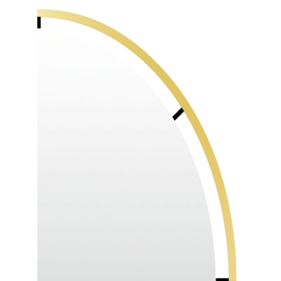 Load image into Gallery viewer, Len-fra wandspiegel salem goudkleurig 80 cm | 2 stuks
