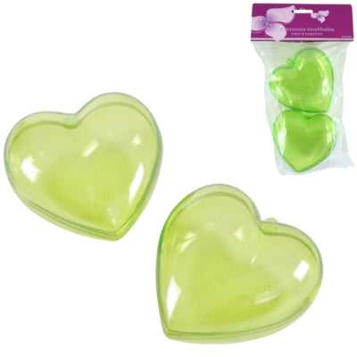 Load image into Gallery viewer, Hanger hart groen 10 cm 2 stuks | 24 stuks

