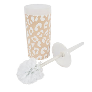 Toiletborstel met houder panter 35 cm | 12 stuks