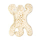 Kikkerland decoratie schaal luipaard wit 13 cm | 16 stuks