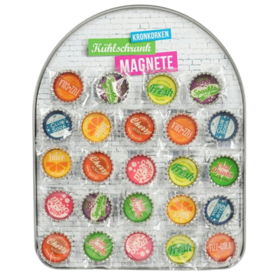 Afbeelding laden in galerijviewer, Magneet kroonkurk 3,5 cm 8 assorti | 48 stuks
