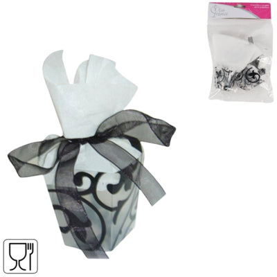 Load image into Gallery viewer, Miss france geschenkverpakking zwart 5 cm set van 6 | 24 stuks
