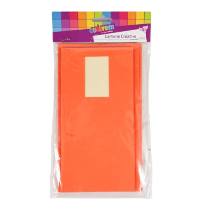 Load image into Gallery viewer, Uitnodigingskaarten en enveloppen oranje 5 stuks | 48 stuks
