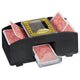 Relaxdays kaartenschudmachine op batterij zwart 2 decks | 6 stuks