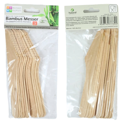 Afbeelding laden in galerijviewer, Bamboe messen 16.5 cm 12 stuks | 24 stuks
