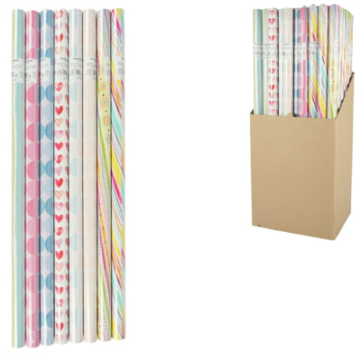 Afbeelding laden in galerijviewer, Cadeaupapier everyday 200 x 70 cm 8 assorti | 60 stuks
