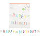 Amscan letterslinger happy birthday 21 jaar confetti 180 cm | 40 stuks