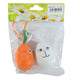 Hanger pasen ei en wortel 8 cm set van 2 | 24 stuks