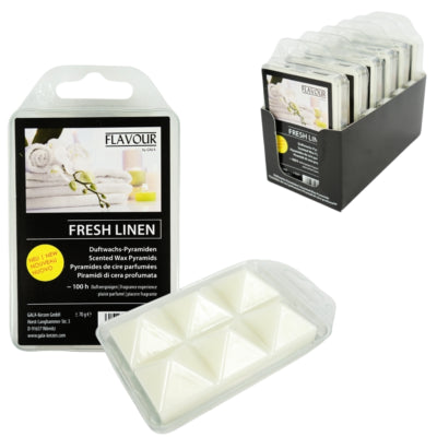 Gala waxmelts pyramide fresh linen 6 stuks | 12 stuks
