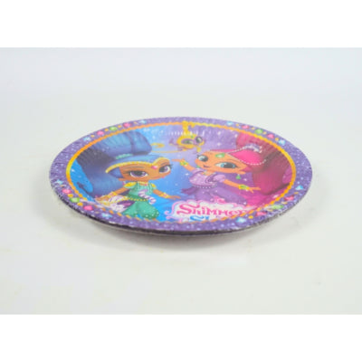 Load image into Gallery viewer, Wegwerp bordjes shimmer shine papier 8 stuks | 30 stuks
