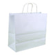 Papieren tas wit 35 cm set van 100