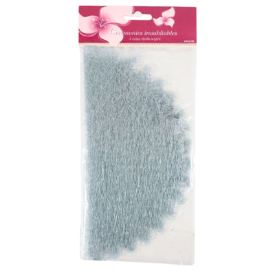 Load image into Gallery viewer, Geschenkverpakking tule grijs 24 cm 6 stuks | 24 stuks
