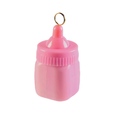 Load image into Gallery viewer, Amscan ballongewicht babyfles roze 9 cm | 24 stuks
