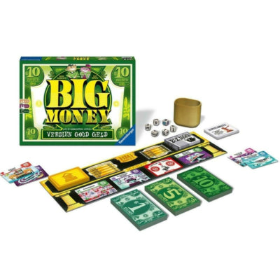 Load image into Gallery viewer, Ravensburger big money spel groen 37 cm | 4 stuks
