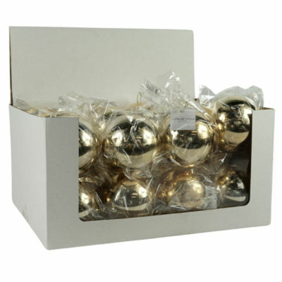 Afbeelding laden in galerijviewer, Kerstbal goudkleurig 10 cm | 24 stuks
