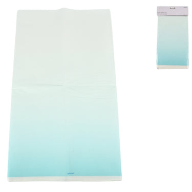 Amscan tafelkleed papier lichtblauw wit 120 x 180 cm | 24 stuks