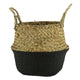 Mand zeegras bruin zwart 19 cm | 8 stuks