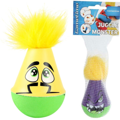 Gametime jongleerbal monster 12 cm assorti | 24 stuks