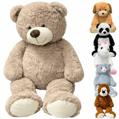 Afbeelding laden in galerijviewer, Knuffel xl pluche 90 cm 6 assorti | 12 stuks
