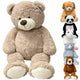 Knuffel xl pluche 90 cm 6 assorti | 12 stuks