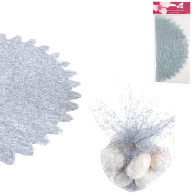 Load image into Gallery viewer, Geschenkverpakking tule grijs 24 cm 6 stuks | 24 stuks
