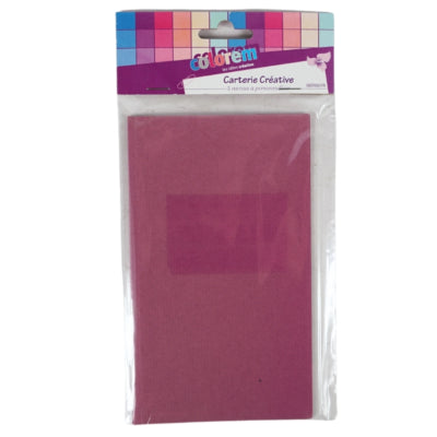 Menukaarten paars 17 cm 5 stuks | 24 stuks