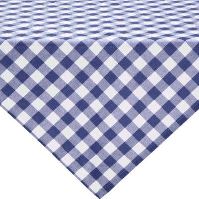 Load image into Gallery viewer, Tafelkleed geruit papier blauw 80 x 80 cm | 30 stuks
