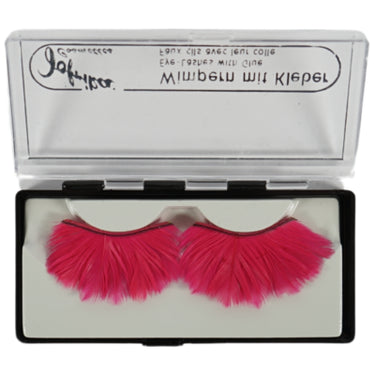 Jofrika cosmetics kunstwimpers veren roze 9,5 cm b-keus ve500 | 50 stuks