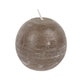 Gala bolkaars taupe 8 x 8 cm | 12 stuks