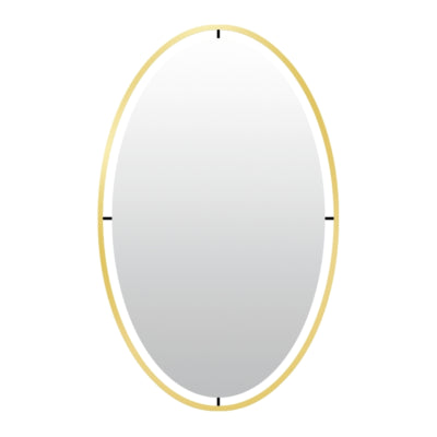 Load image into Gallery viewer, Len-fra wandspiegel salem goudkleurig 60 cm | 2 stuks
