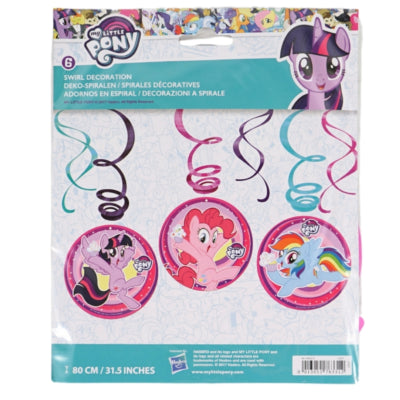 Load image into Gallery viewer, Amscan spiraal hanger my little pony 80 cm set van 6 | 20 stuks
