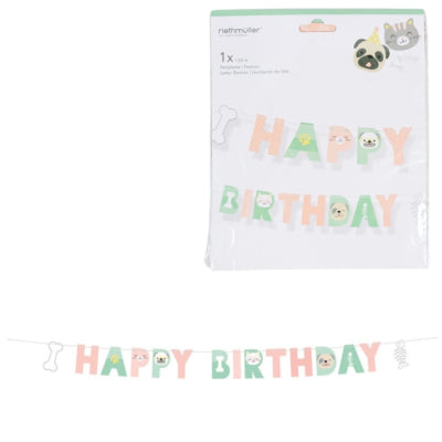 Load image into Gallery viewer, Amscan slinger happy birthday hond kat 180 cm | 20 stuks
