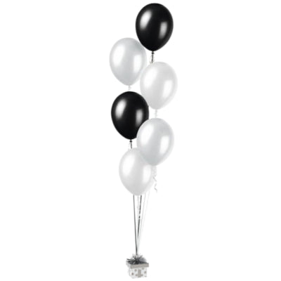 Load image into Gallery viewer, Amscan ballongewicht cadeau zilverkleurig 8 cm | 24 stuks
