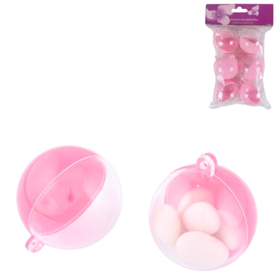 Load image into Gallery viewer, Hangerbal roze 5 cm set van 6 | 32 stuks
