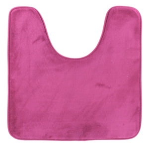 Wc mat paars polyester 45 x 50 cm | 16 stuks