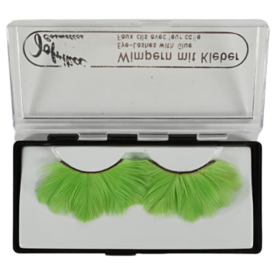 Load image into Gallery viewer, Jofrika cosmetics kunstwimpers veren groen 9,5 cm b-keus ve500 | 50 stuks
